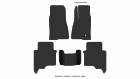 Килимки в салон Jeep Grand Cherokee (WK) 2005-2010 III покоління EU Crossover праве кермо - Фото 3