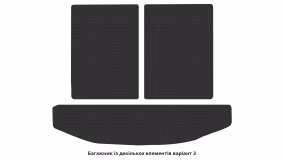 Килимки в салон Jetour X70 Plus 2020-… I покоління CN Crossover 7-ми місна - Фото 2