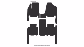 Коврики в салон Kia Carnival (VQ) 2006-2014 II поколение EU Minivan 7-ми местная - Фото 6