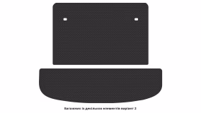 Коврики в салон Kia Sorento (MQ4) 2020-… IV поколение EU Crossover 6-ти местная - Фото 2
