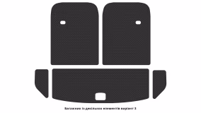 Коврики в салон Kia Sorento (UM) 2014-2020 III поколение Crossover 7-ми местная - Фото 5