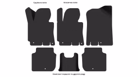 Коврики в салон Kia Forte (YD) 2012-2016 III поколение US Sedan до рестайлинг - Фото 3