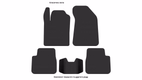 Interior mats for the Lancia Delta 2008-2014 III generation EU Hatchback - Фото 3