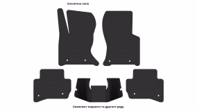 Interior mats for the Land Rover Range Rover Velar 2017-… I generation US Crossover - Фото 3