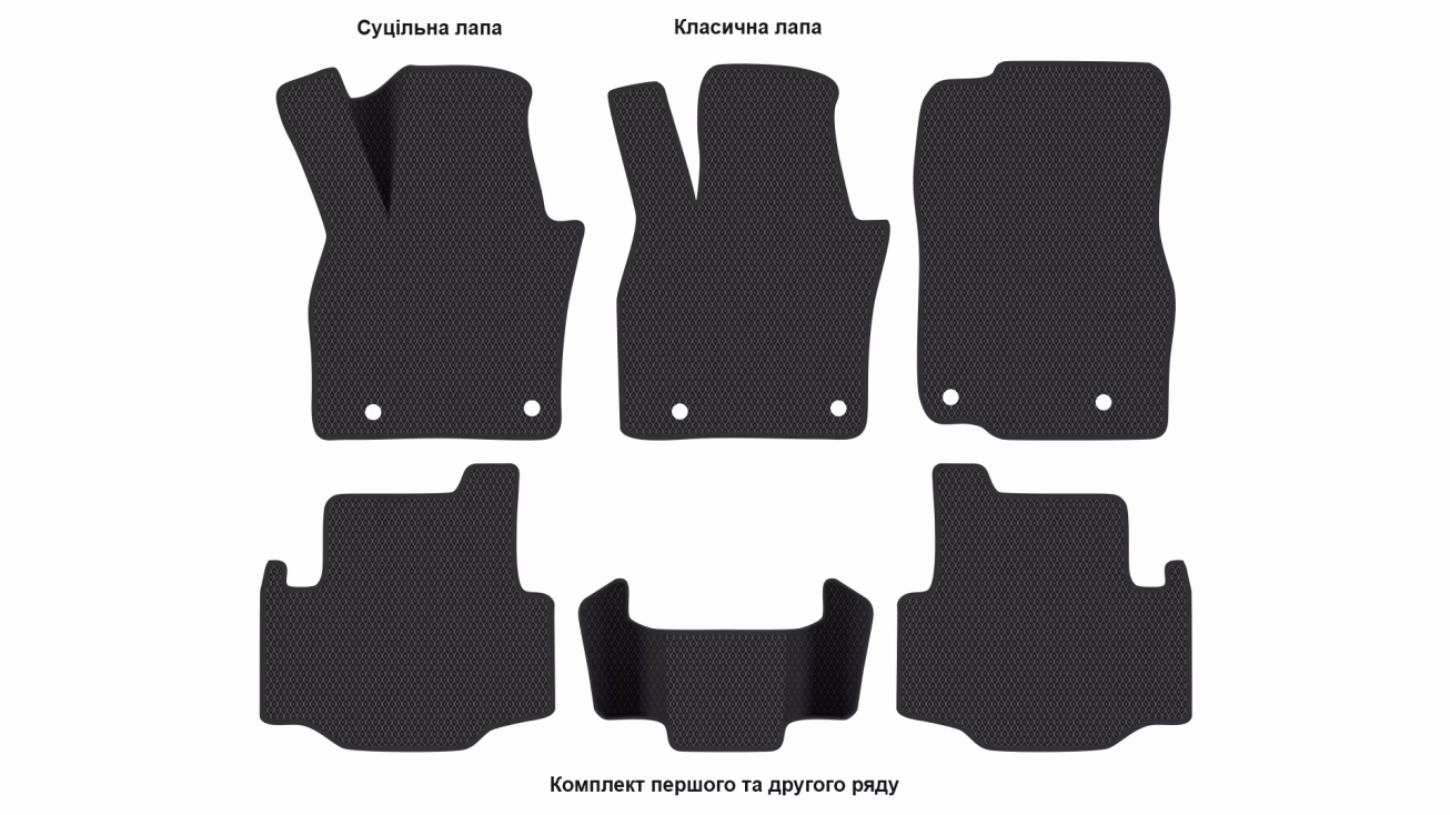 Килимки в салон Mazda CX-90 2023-… I покоління US Crossover 7-ми місна - Фото 2