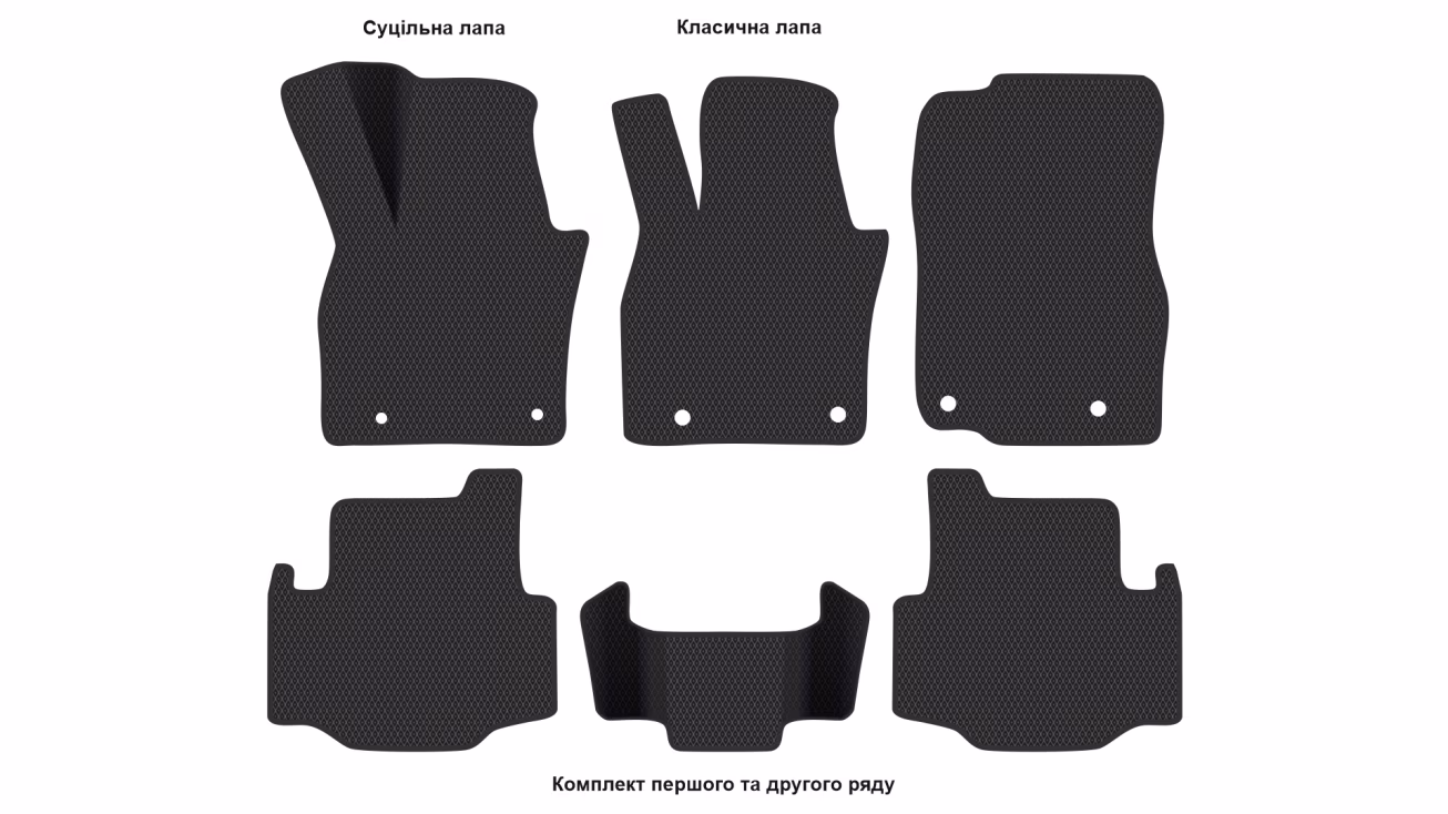 Килимки в салон Mazda CX-90 2023-… I покоління US Crossover 6-ти місна - Фото 2