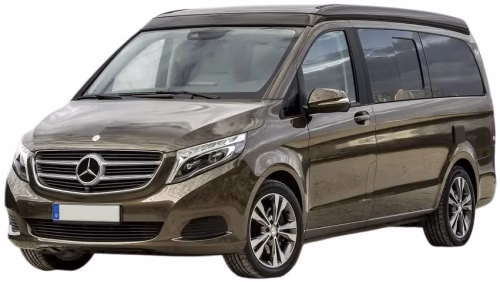 Килимки в салон Mercedes-Benz EQV/(W447) Vito V-Class 2014-… III покоління EU VAN 5-ти дверна 6-ти місна Long