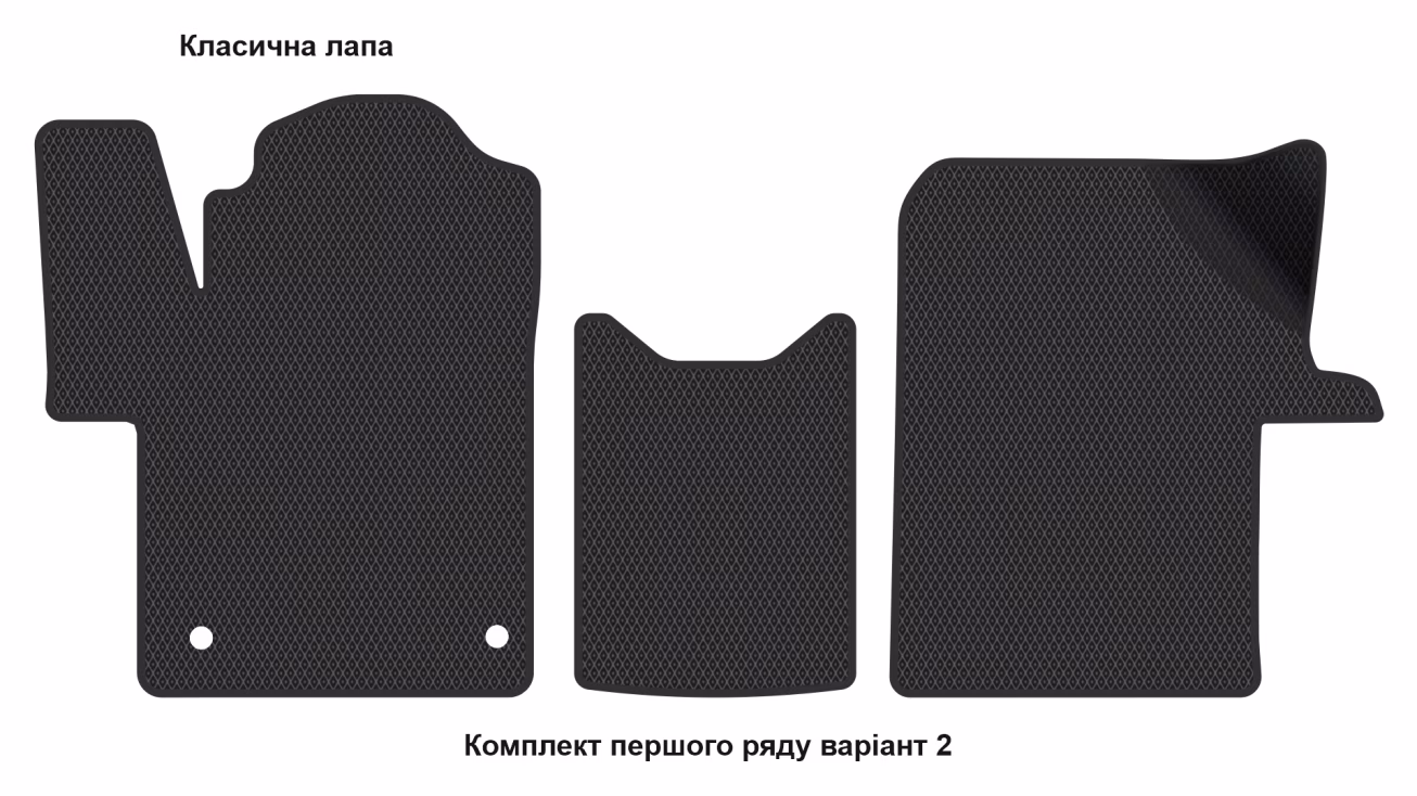 Килимки в салон Mercedes-Benz EQV/(W447) Vito V-Class 2014-… III покоління EU VAN 5-ти дверна 6-ти місна Long - Фото 4