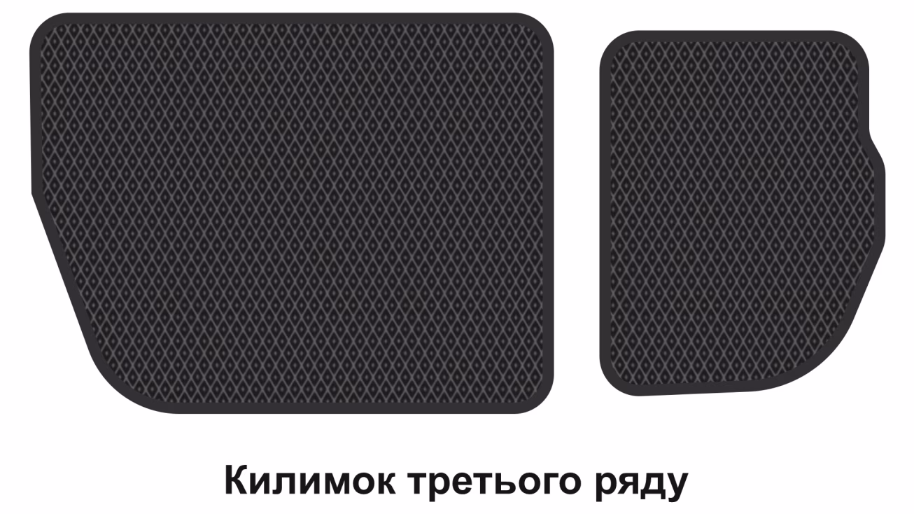 Килимки в салон Mercedes-Benz EQB-Class (X243) 2021-… I покоління EU Crossover 7-ми місна - Фото 3