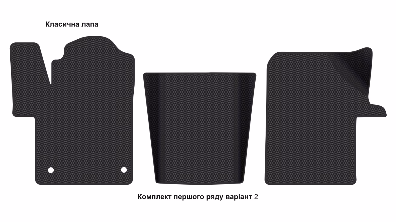 Килимки в салон Mercedes-Benz EQV/(W447) Vito V-Class 2014-… III покоління EU VAN 5-ти дверна 6-ти місна Exrta-Long - Фото 3