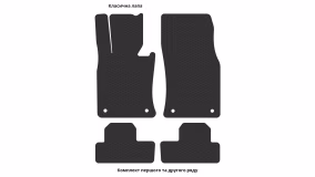 Килимки в салон Mini Cooper (R56) 2006-2014 II покоління EU Hatchback 5-ти дверна - Фото 3