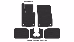 Килимки в салон Mini Cooper S (F55) 2014-2024 III покоління US Hatchback 5-ти дверна - Фото 3