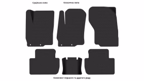 Килимки в салон Mitsubishi Outlander 2012-… III покоління EU Crossover 5-ти місна - Фото 5