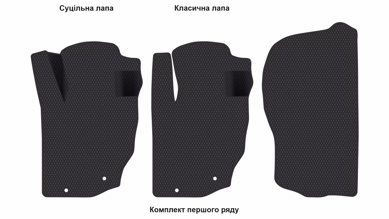 Килимки в салон Mitsubishi L200 Triton (VI) 2023-… VI покоління EU Pickup 4-х дверна - Фото 3