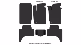 Килимки в салон Mitsubishi L200 2006-2015 IV покоління AE Pickup праве кермо - Фото 3