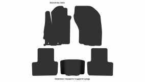 Interior mats for the Mitsubishi ASX 2010-2017 I generation EU Crossover - Фото 4