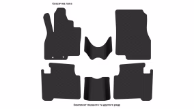 Килимки в салон Mitsubishi Grandis 2003-2011 I покоління EU Minivan 6-ти місна - Фото 2