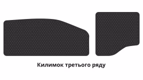 Килимки в салон Mitsubishi Outlander 2021-… IV покоління US Crossover 7-ми місна - Фото 3