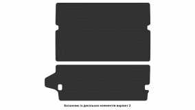 Килимки в салон Nissan Pathfinder R51 2010-2014 III покоління EU Crossover рестайлінг 7-ми місна - Фото 3