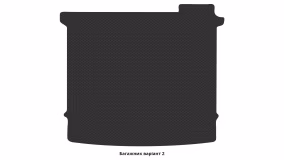 Interior mats for the Nissan e-NV200 2012-2021 I generation EU Minivan 5-seater Electro (BEV) - Фото 2