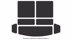 Килимки в салон Nissan Qashqai +2 (J10) 2008-2013 I покоління EU Crossover 7-ми місна - Фото 2