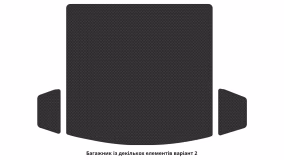 Килимки в салон Nissan Qashqai +2 (J10) 2008-2013 I покоління EU Crossover 7-ми місна - Фото 4