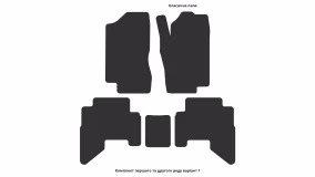 Килимки в салон Nissan Pathfinder R51 2004-2014 III покоління GB Crossover праве кермо - Фото 5