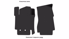 Килимки в салон Nissan NV200 2009-… I покоління EU Minivan 5-ти місна - Фото 2