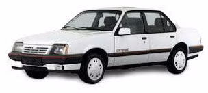 Килимки в салон Opel Ascona C3 1986-1988 III покоління EU Sedan рестайлінг
