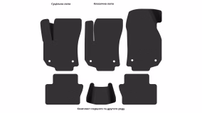 Килимки в салон Opel Zafira B 2005-2008 II покоління EU Minivan до рестайлінг 7-ми місна - Фото 6