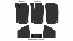 Килимки в салон Opel Corsa C 2000-2006 III покоління EU Hatchback 3/5-ти дверна - Фото 3