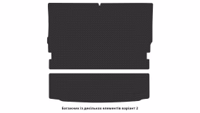 Килимки в салон Opel Zafira B 2008-2014 II покоління EU Minivan рестайлінг 7-ми місна - Фото 2