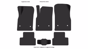 Килимки в салон Opel Astra J 2009-2012 IV покоління EU Universal до рестайлінг 5-ти дверна - Фото 3