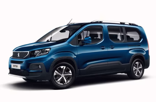 Килимки в салон Peugeot Rifter L2 2018-… I покоління EU VAN 7-ми місна Long