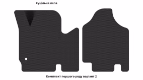 Килимки в салон Peugeot Expert Tepee 2007-2012 II покоління EU VAN до рестайлінг - Фото 2