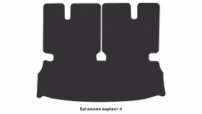 Килимки в салон Renault Logan MCV 2008-2012 I покоління EU Universal рестайлінг 7-ми місна - Фото 2