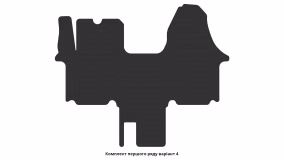 Килимки в салон Renault Trafic 2001-2006 II покоління EU VAN до рестайлінг - Фото 4