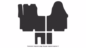Килимки в салон Renault Trafic 2001-2006 II покоління EU VAN до рестайлінг - Фото 6