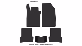 Килимки в салон Renault Clio 2005-2012 III покоління EU Hatchback 3-х дверна - Фото 4