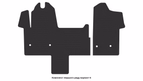 Килимки в салон Renault Master 2010-2014 III покоління EU VAN до рестайлінг - Фото 2