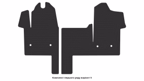 Килимки в салон Renault Master 2010-2014 III покоління EU VAN до рестайлінг - Фото 3