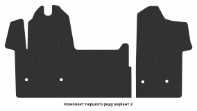 Килимки в салон Renault Master 2010-2014 III покоління EU VAN до рестайлінг - Фото 6