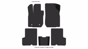 Килимки в салон Renault Logan 2004-2012 I покоління EU Sedan - Фото 3