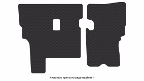 Килимки в салон Renault Lodgy 2012-… I покоління EU Minivan 7-ми місна - Фото 5