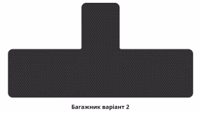 Килимки в салон Renault Kangoo 2008-2013 II покоління EU Minivan до рестайлінг 5-ти дверна 7-ми місна - Фото 2