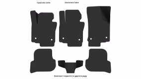 Interior mats for the Seat Leon 1P 2005-2012 II generation EU Hatchback 5-door - Фото 3