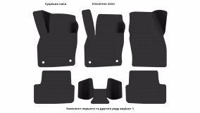 Interior mats for the Seat Arona 2017-… I generation EU Crossover - Фото 6