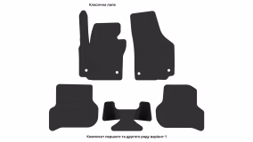 Interior mats for the Seat Altea Freetrack 2007-2015 I generation EU Minivan - Фото 3