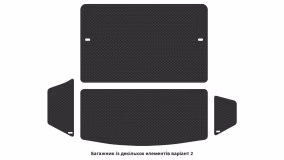 Килимки в салон Skoda Kodiaq 2016-2021 I покоління EU Crossover 7-ми місна - Фото 3