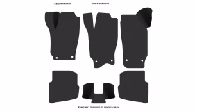 Килимки в салон Skoda Fabia 6Y 2004-2007 I покоління EU Universal рестайлінг - Фото 4